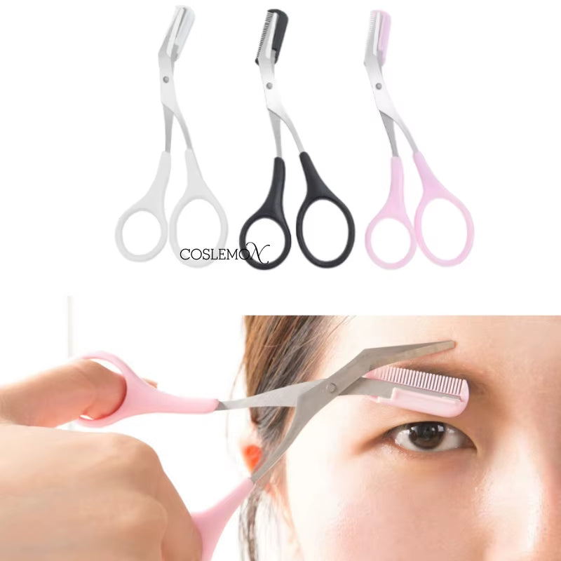 Eyebrow Trimmer Scissors with Comb Beauty Products for Women Eyebrow Shaver Makeup Tools Beauty Razor Grooming Cosmetic