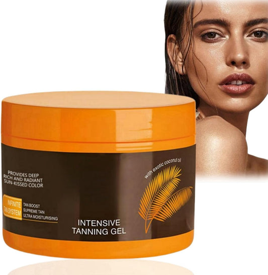 Luxury-Intensive Tanning Gel,Extreme Dark Intensive Tanning Luxe-Gel, Natural Tanning Accelerator Cream Gel, Deluxe Intense Tanning Gel for Outdoor Sunlight,Sunbed Tanning Accelerator,Tan Accelerator